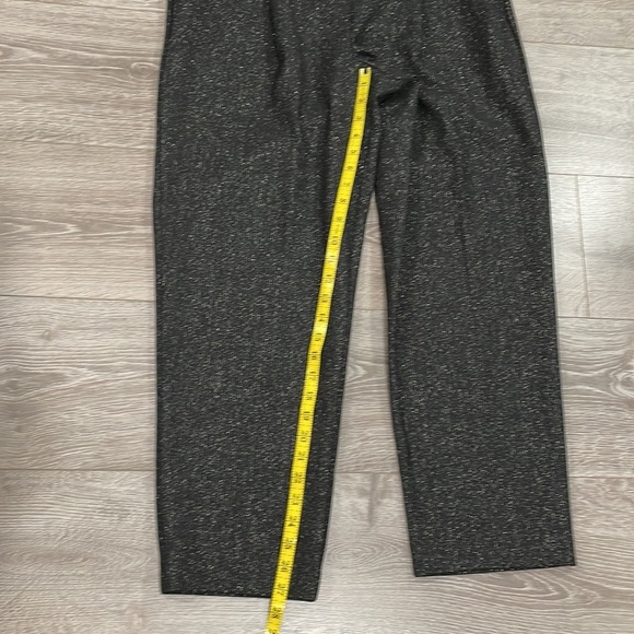 NWOT LOFT Pull On Tapered Pants In Black Shimmer L - Picture 13 of 16